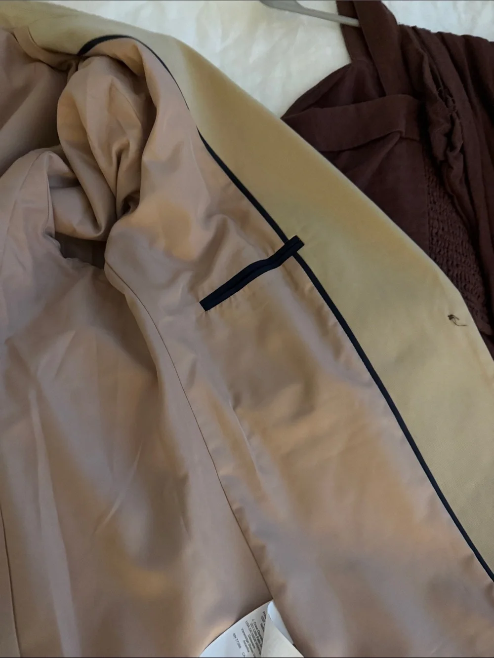 J. Crew Tan Single-Button Suit Jacket with Matching Trousers